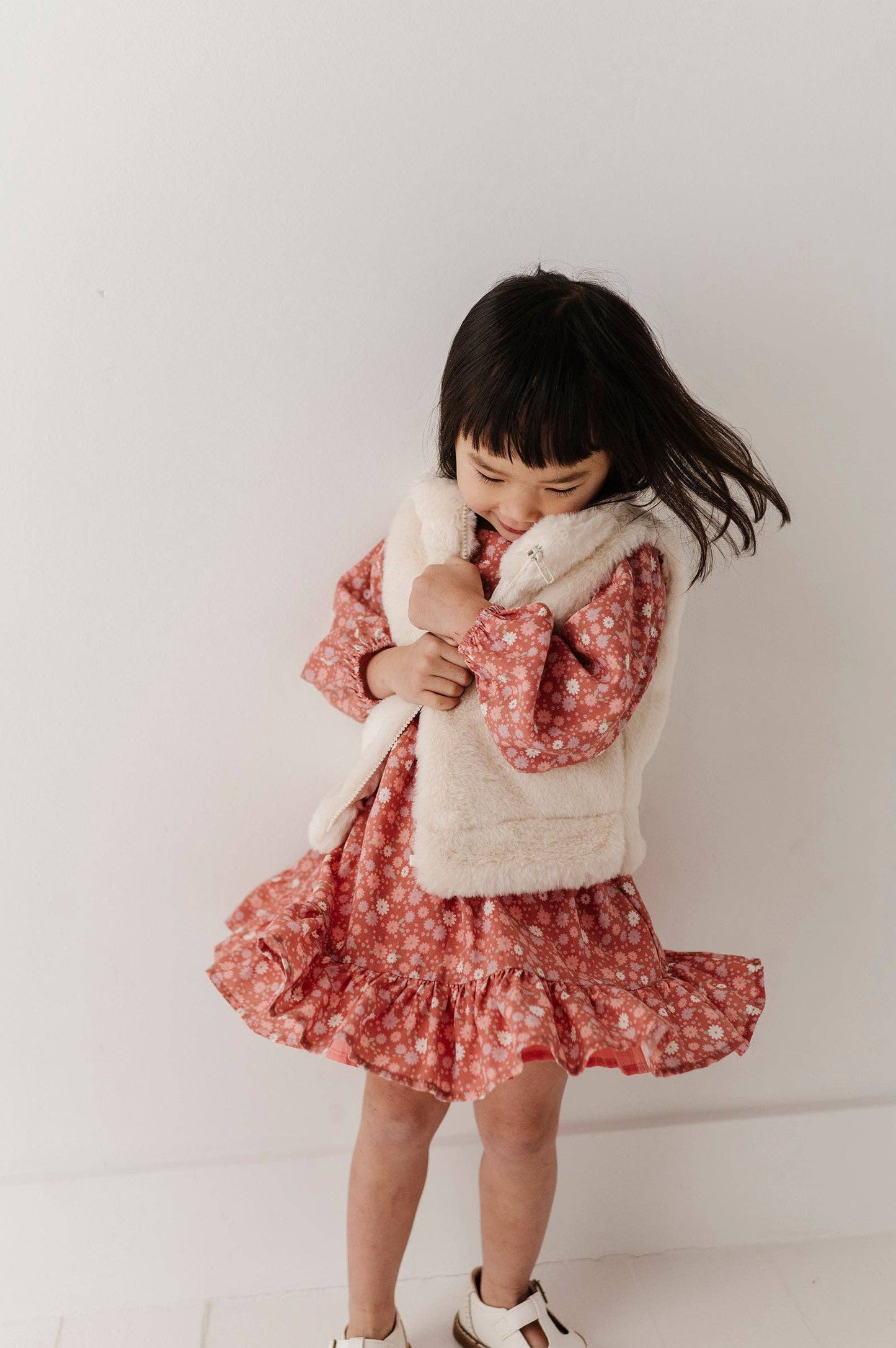 Babysprouts Girl's Fur Vest