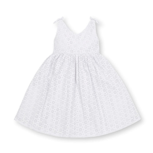 Bow Shoulder Organic Swing Dress