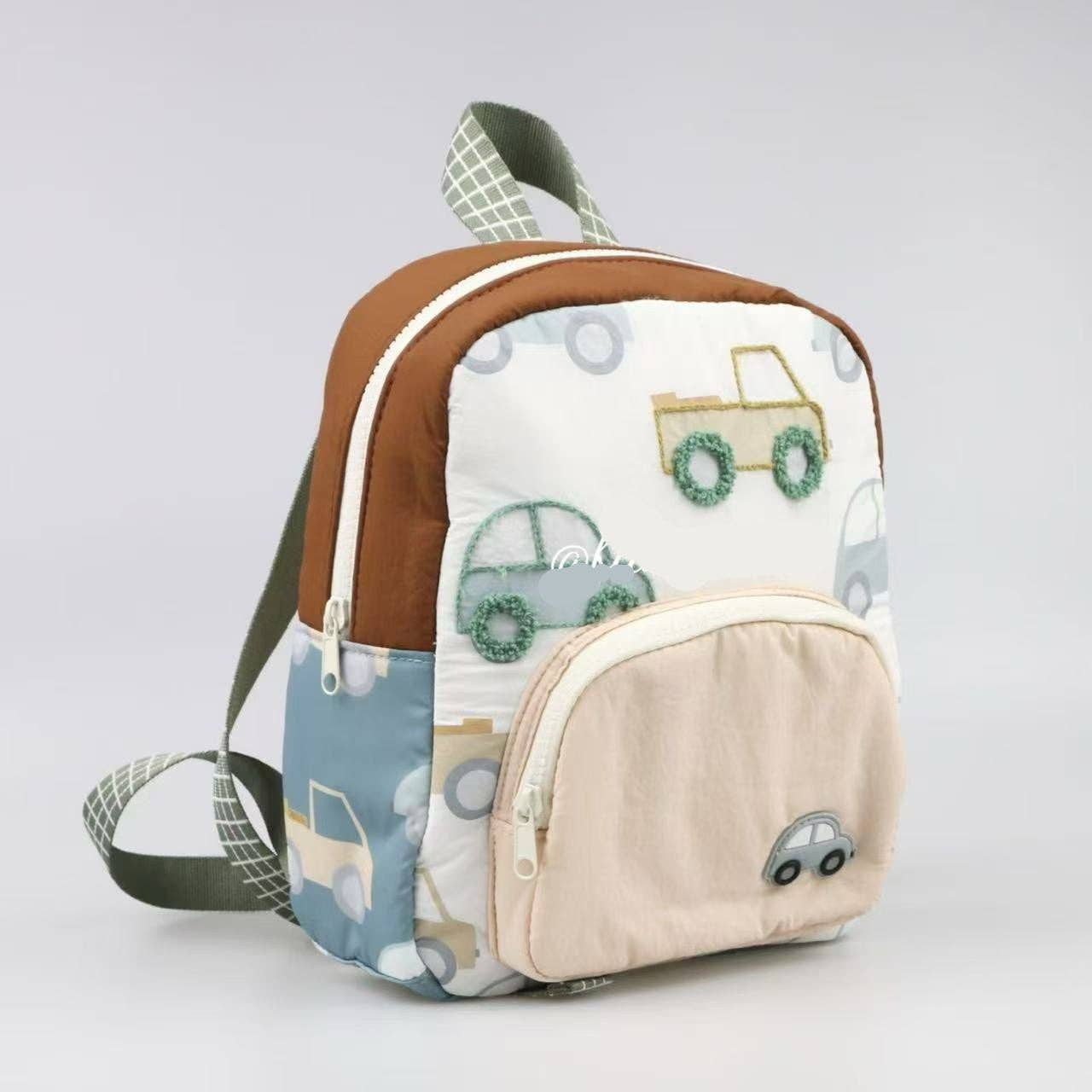 Cute Cartoon Embroidered Kids Backpack for School