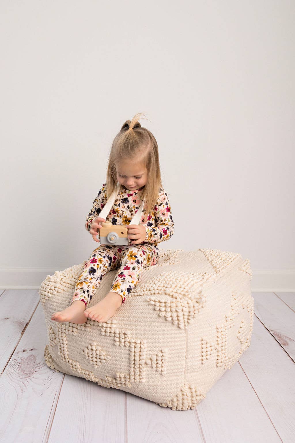 Bamboo Toddler Two-Piece Pajama Watercolor Floral