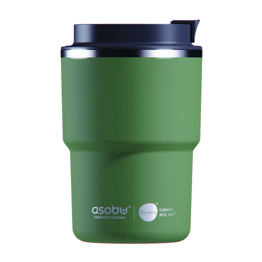 Coffee Express Spillproof Ceramic Lined Travel Tumbler12 oz.