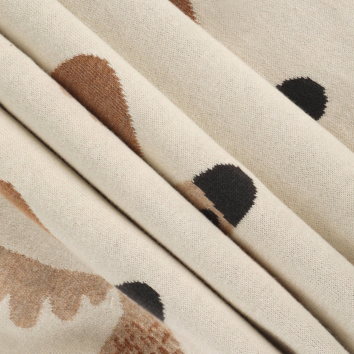 Moose - Organic Cotton Jacquard Knit Baby Blanket