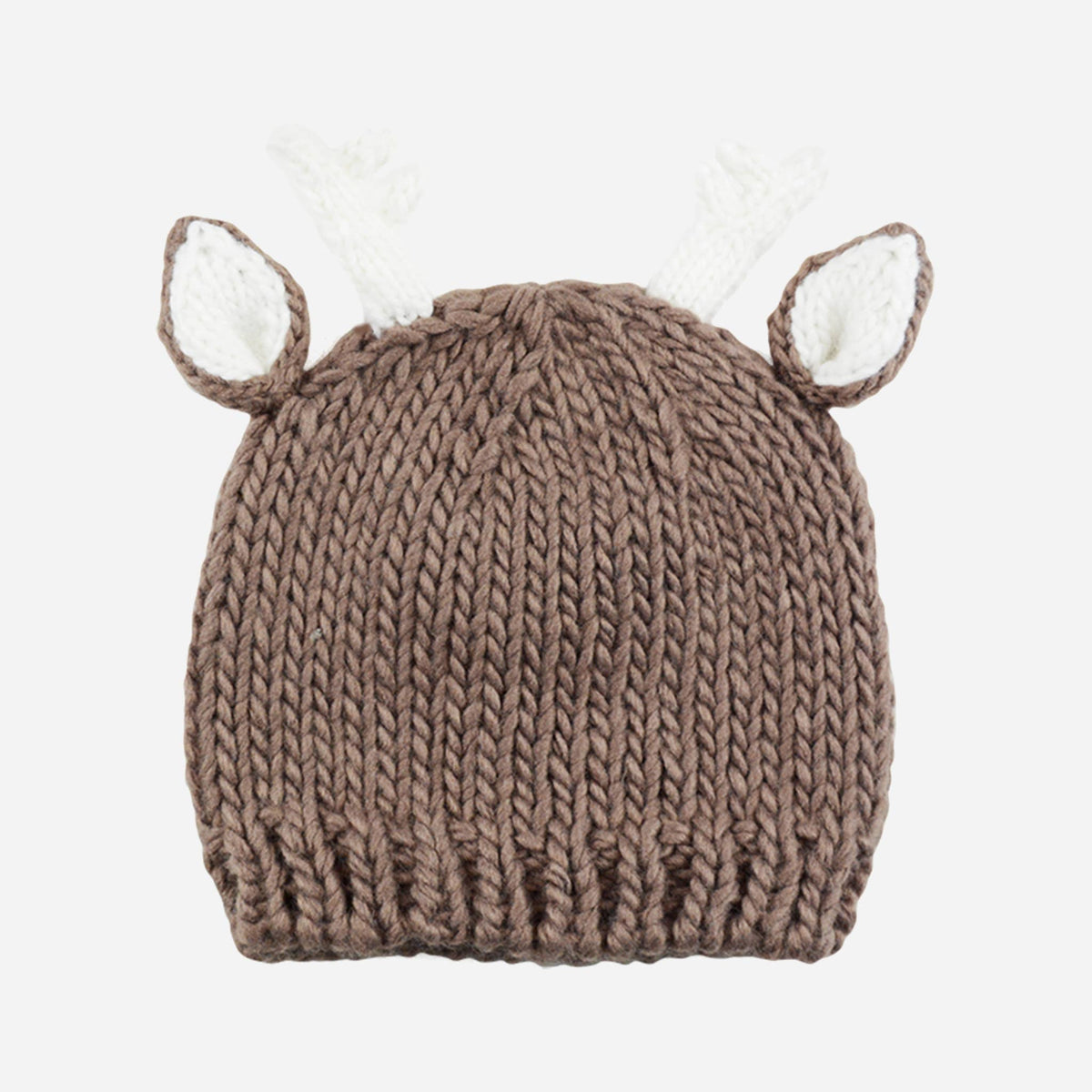 Hartley Deer Hat Tan Baby Kids Holiday Christmas Fall Wood