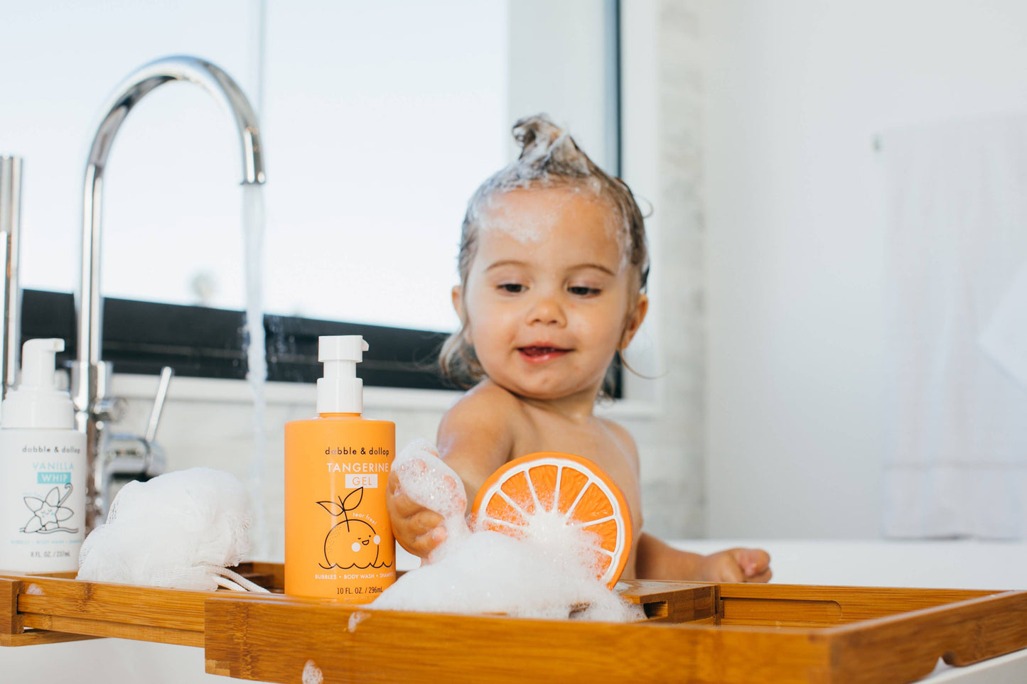 Tear-Free Shampoo, Body Wash, & Bubbles - Tangerine