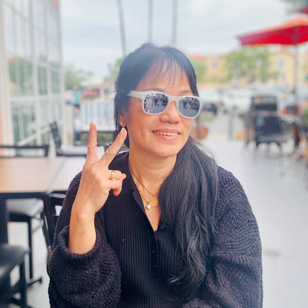 Silver Glitter Sunglasses