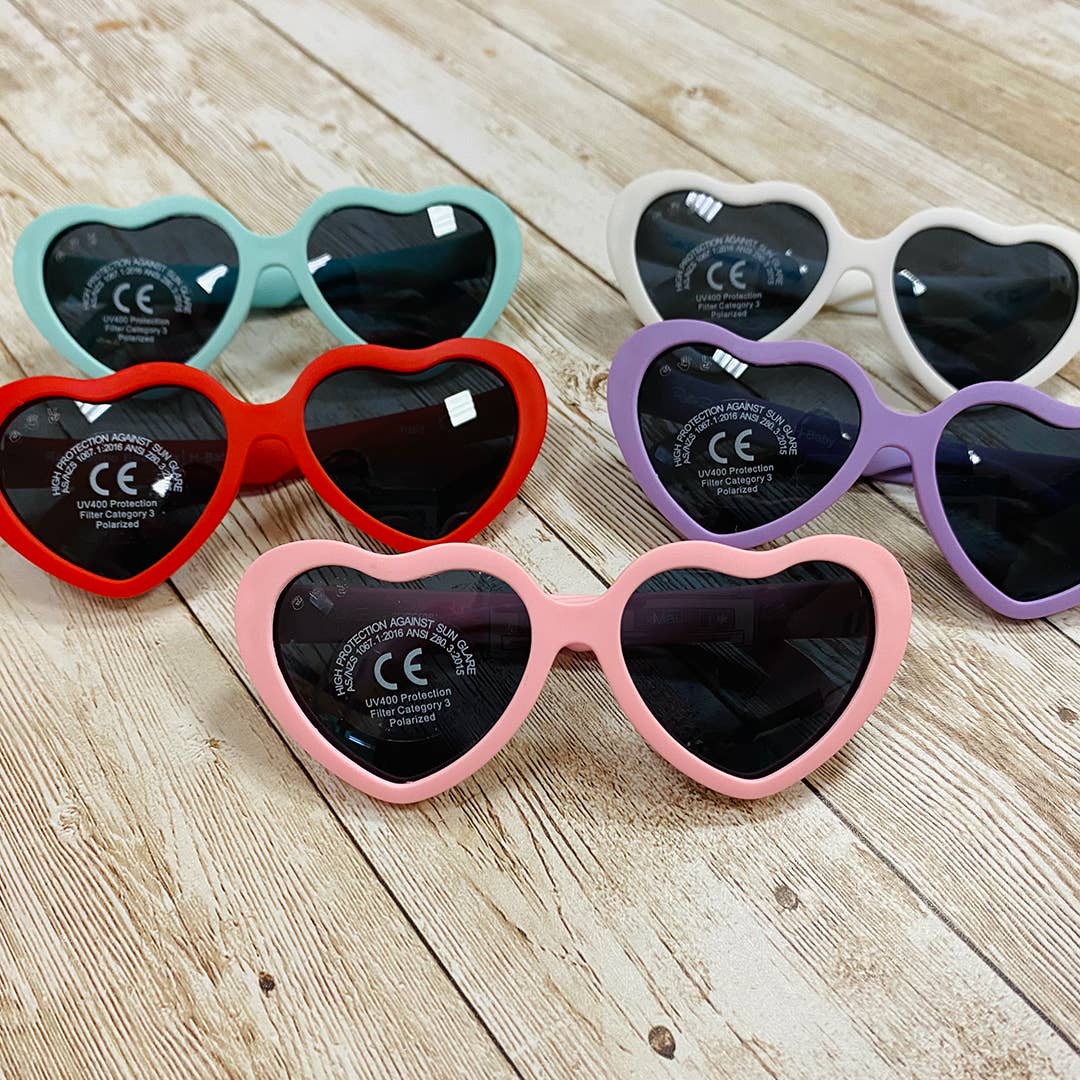 Heart Sunglasses | Peach