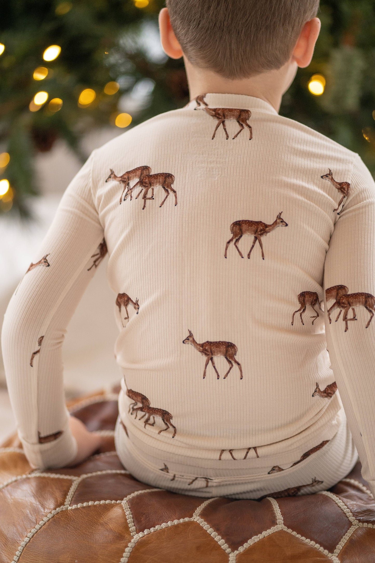 Oh Deer Long Sleeve Pajamas