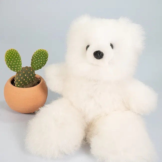 Alpaca Stuffed Animal | Teddy Bear Seated 10" | Handmade
