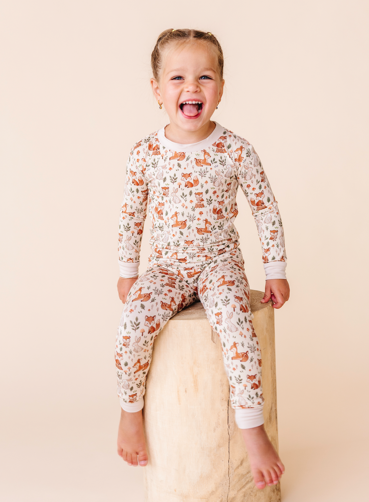 Kids Bamboo Pajamas - Bamboo Clothing- Woodland Whimsy