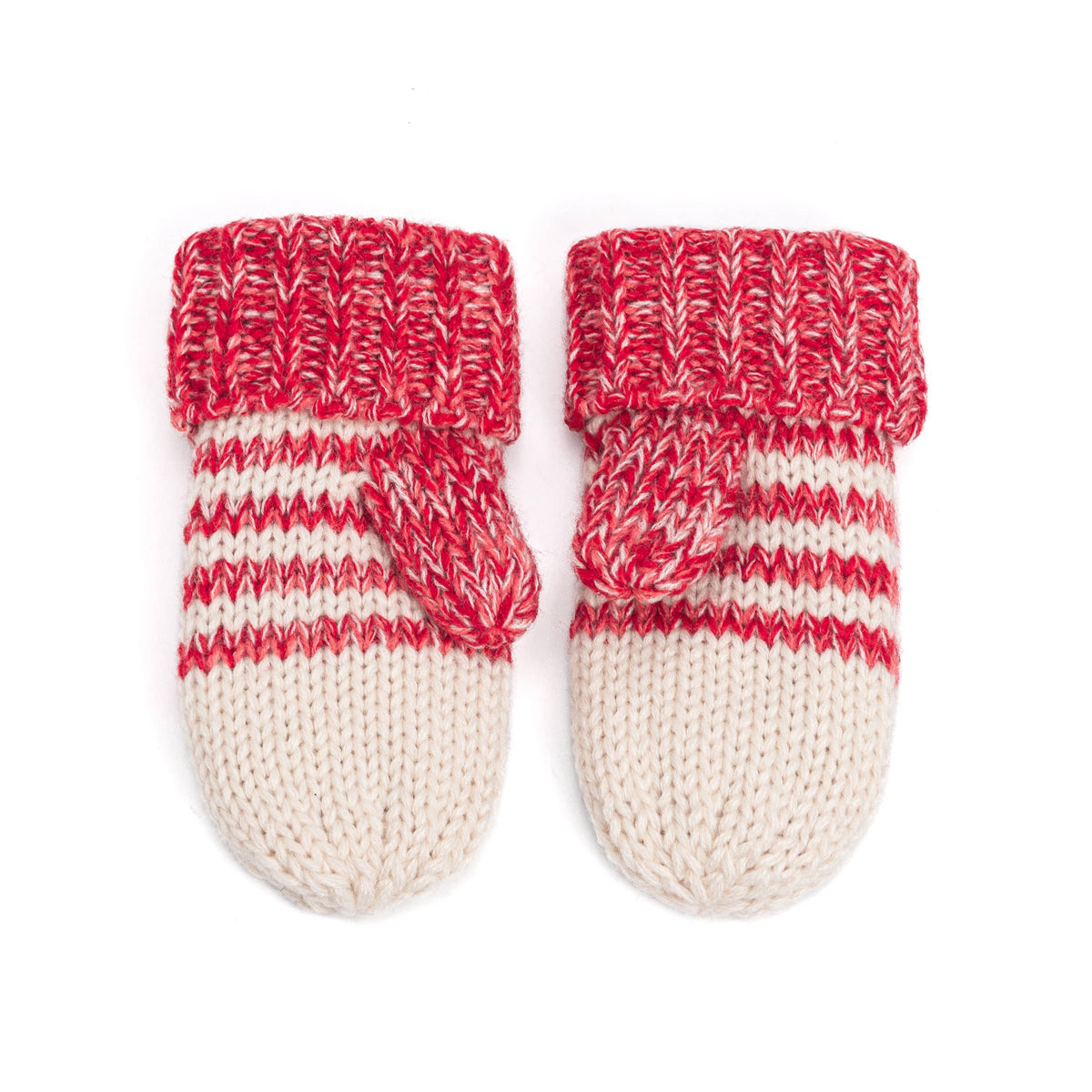 Knit Cat Mittens - Toddler/ Little Kids/ Big Kid - Red
