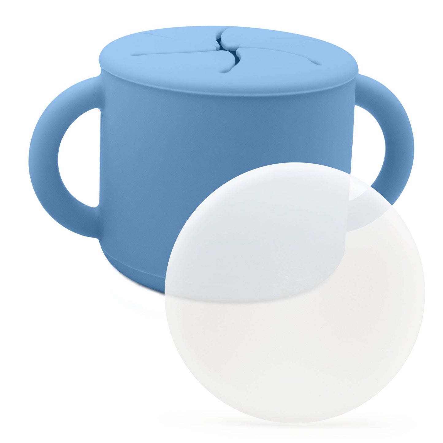 Silicone Spill-Proof Snack Cup for Babies & Toddlers