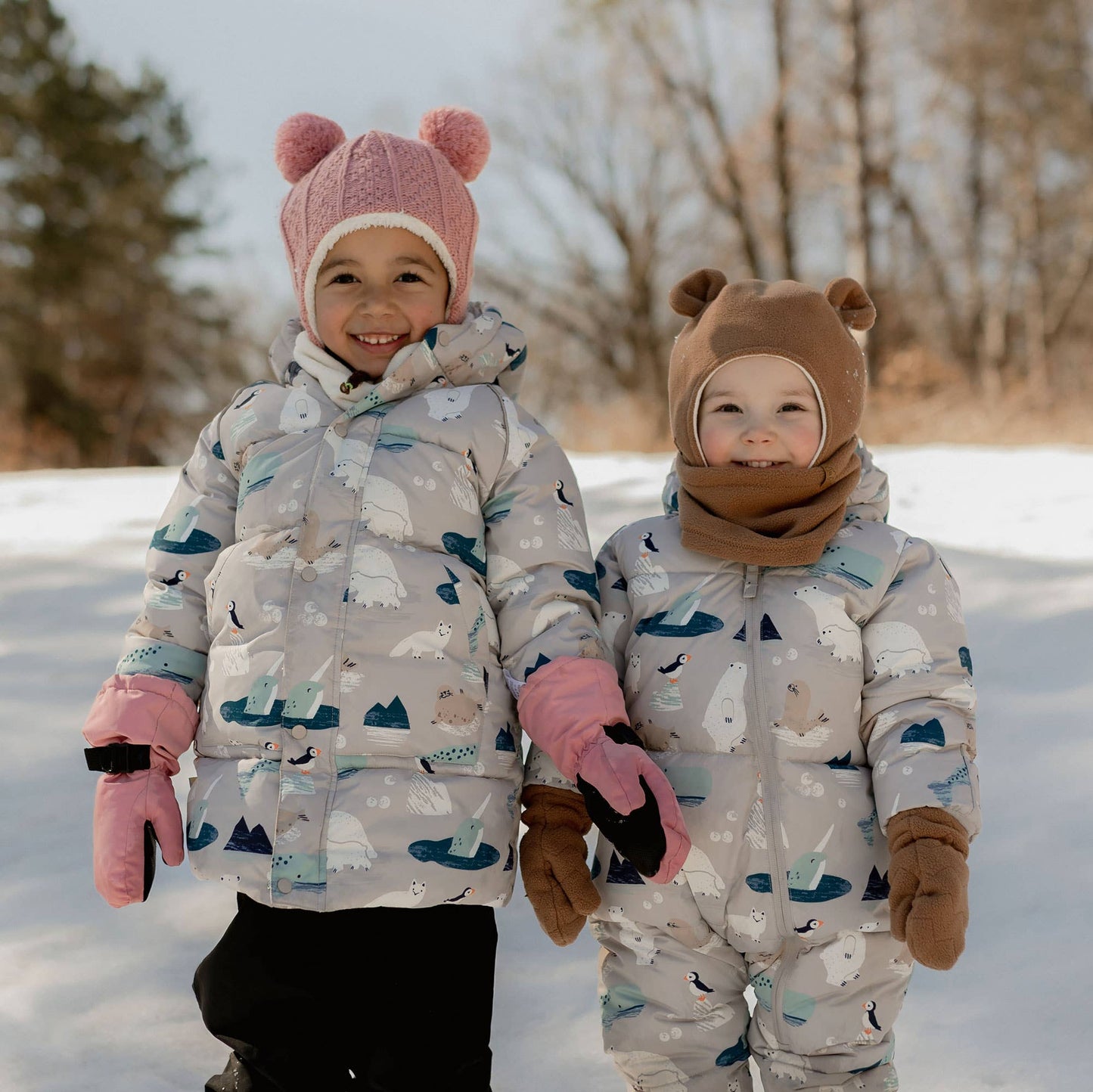 Brown Bear | Kids Fleece Animal Hats