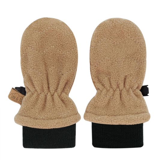 Soft Brown | Fleece Mittens