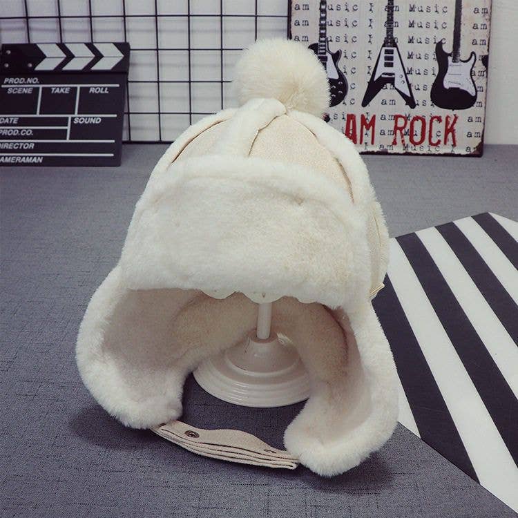 Faux-Fur Winter Hat for Kids- Cozy Winter Hat for Toddlers