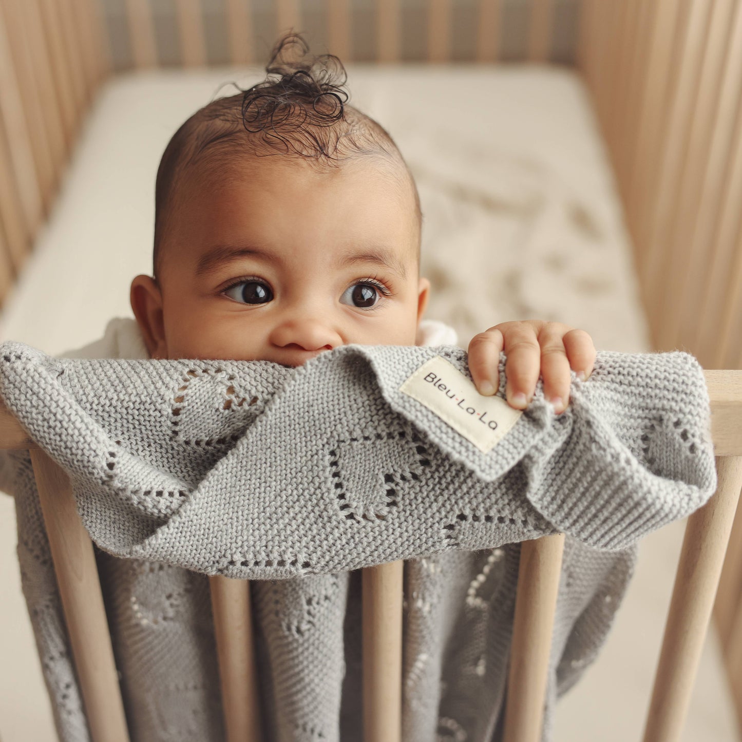 100% Luxury Cotton Receiving Swaddle Baby Blanket - Heart: Rose Pink