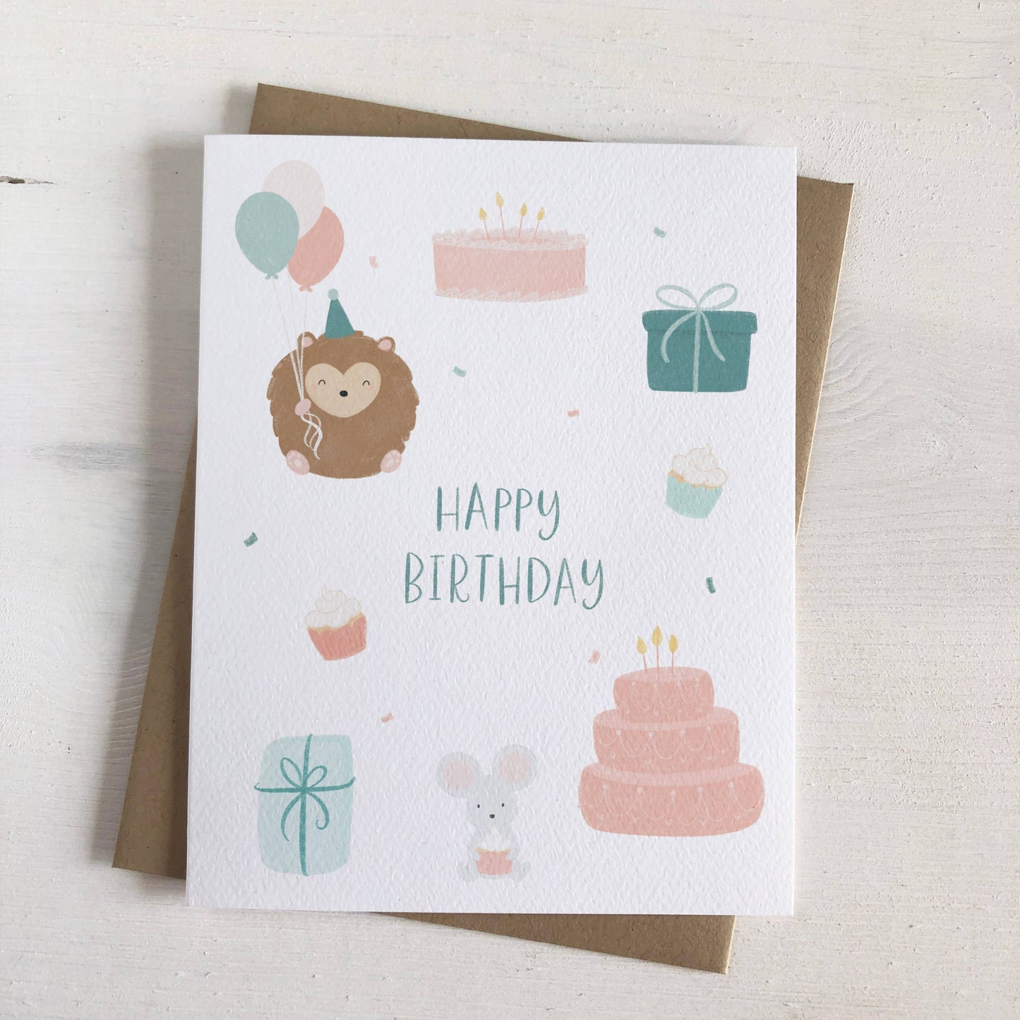 Woodland Happy Birthday Card