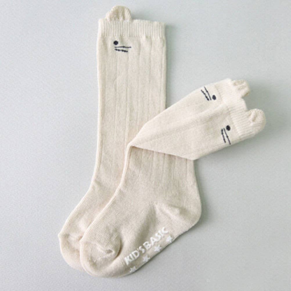 Nero Knee Socks -Ivory