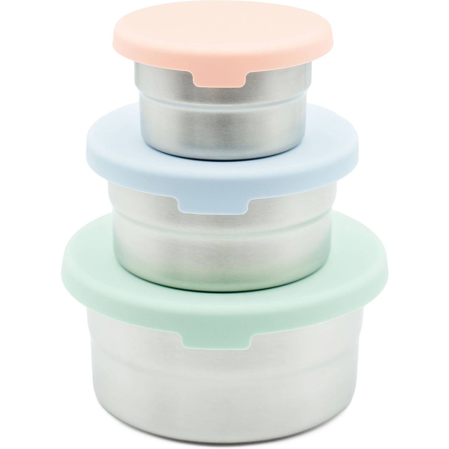 Stainless Steel Nesting Storage Containers – Set of 3
