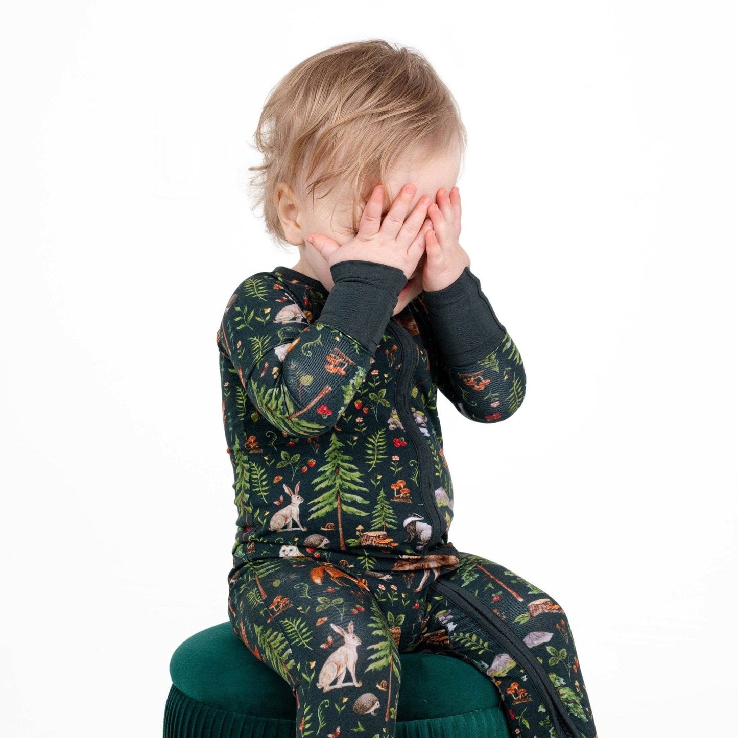 Wood You Be My Friend Romper, bamboo baby romper, bamboo pajama romper, soft baby romper, eco friendly baby romper, unisex baby outfit, baby sleepwear, sustainable baby clothes, bamboo sleep romper, cozy baby pajamas, bamboo sleepwear