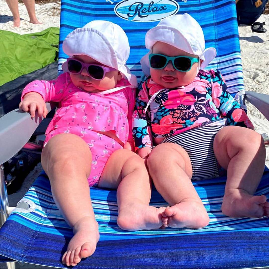 Lavender Glitter Sunglasses