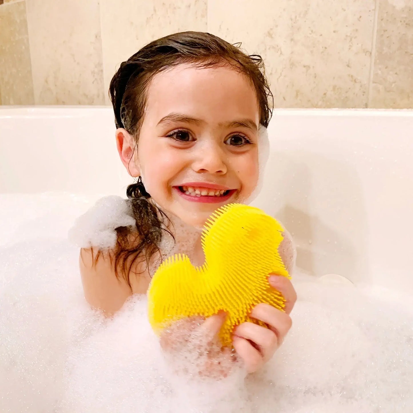 Silicone Bath Scrub / Duck / Baby Bath Toy