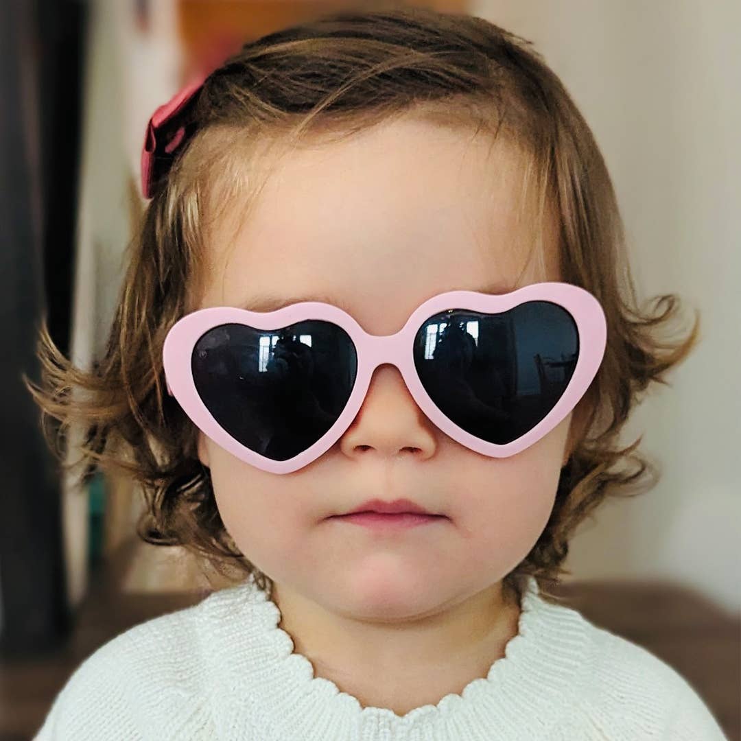 Heart Sunglasses | Peach