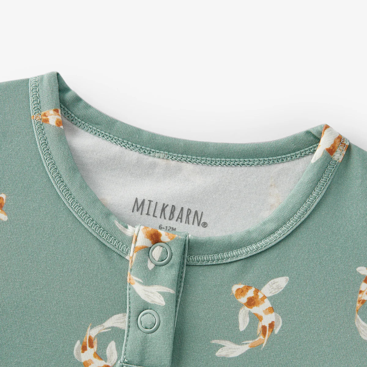 Organic Cotton Shortall | Swimming Koi