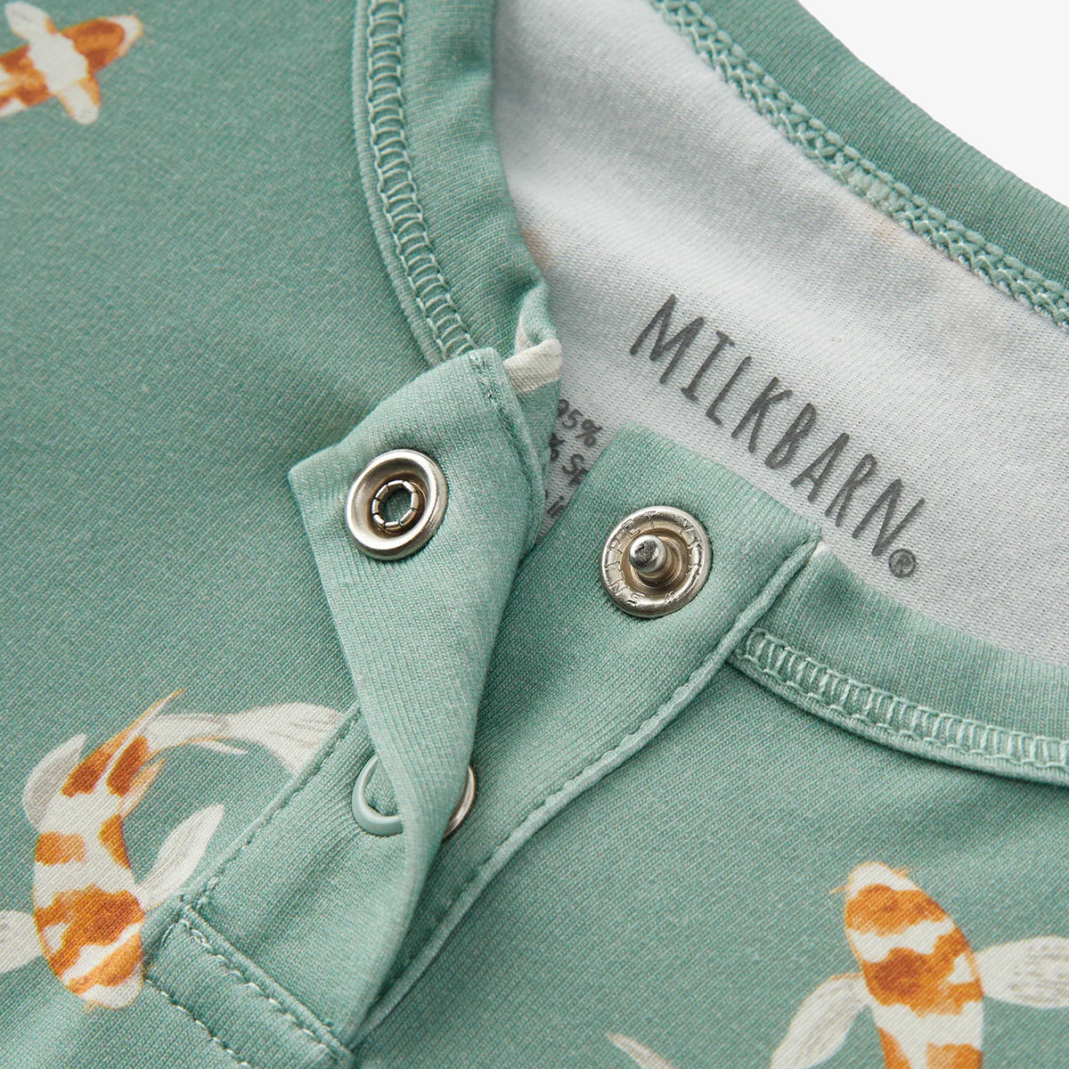 Organic Cotton Shortall | Swimming Koi
