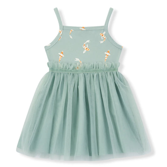 Cotton Stretch Ballet Dress | Swimming Koi