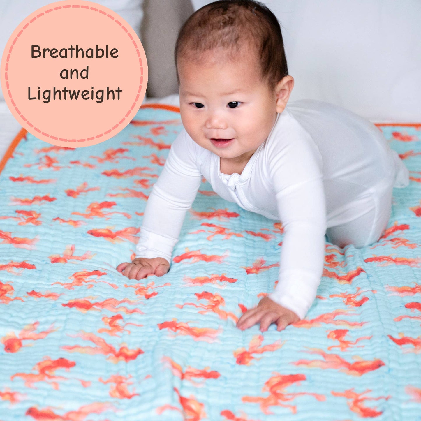 Muslin Quilt Baby & Kids Blanket Goldie