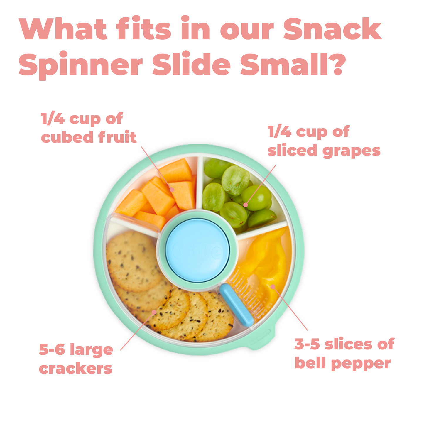 GoBe Kids Small Snack Spinner 2.0