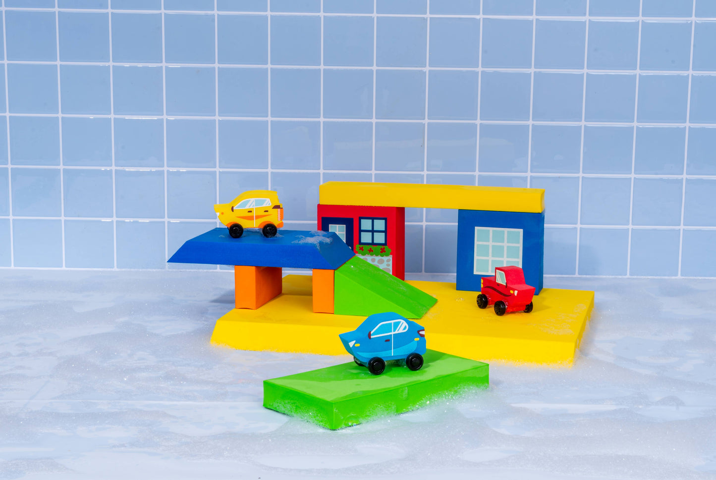 BathBlocks Floating Cars Set