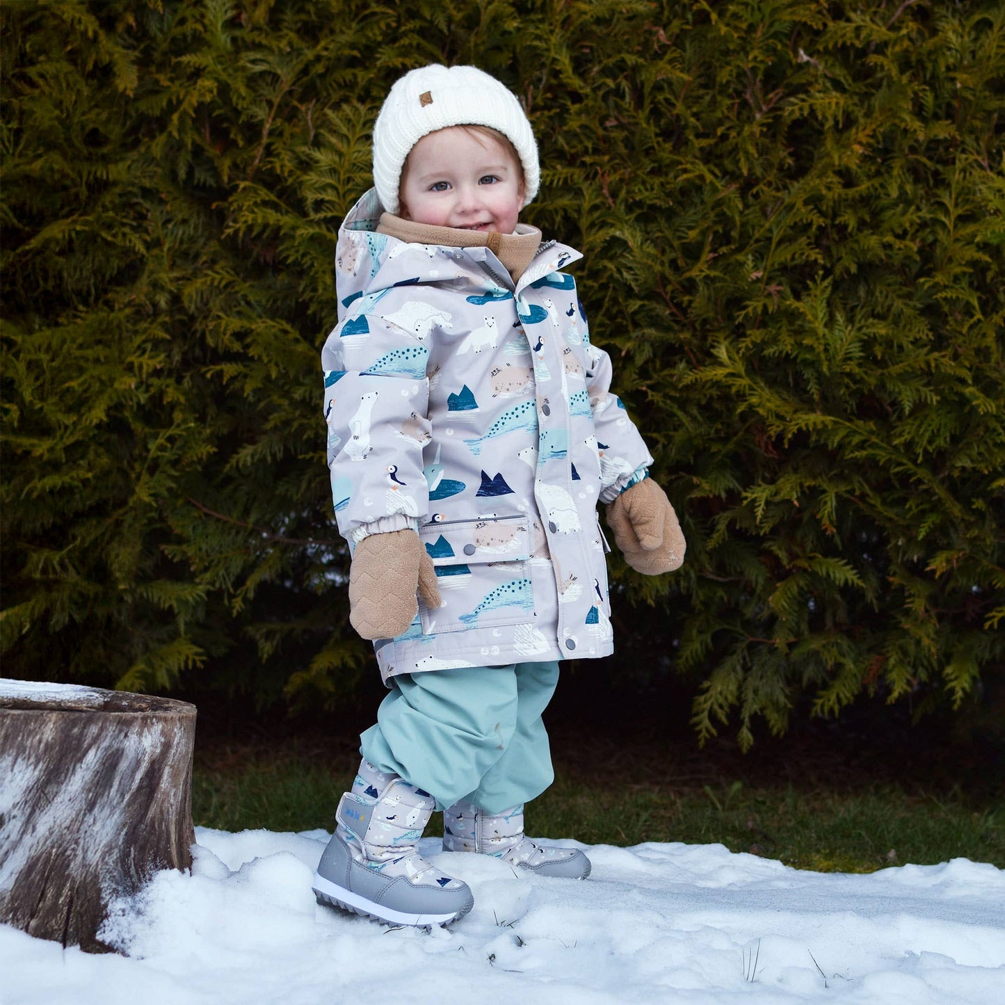 Soft Brown | Fleece Mittens