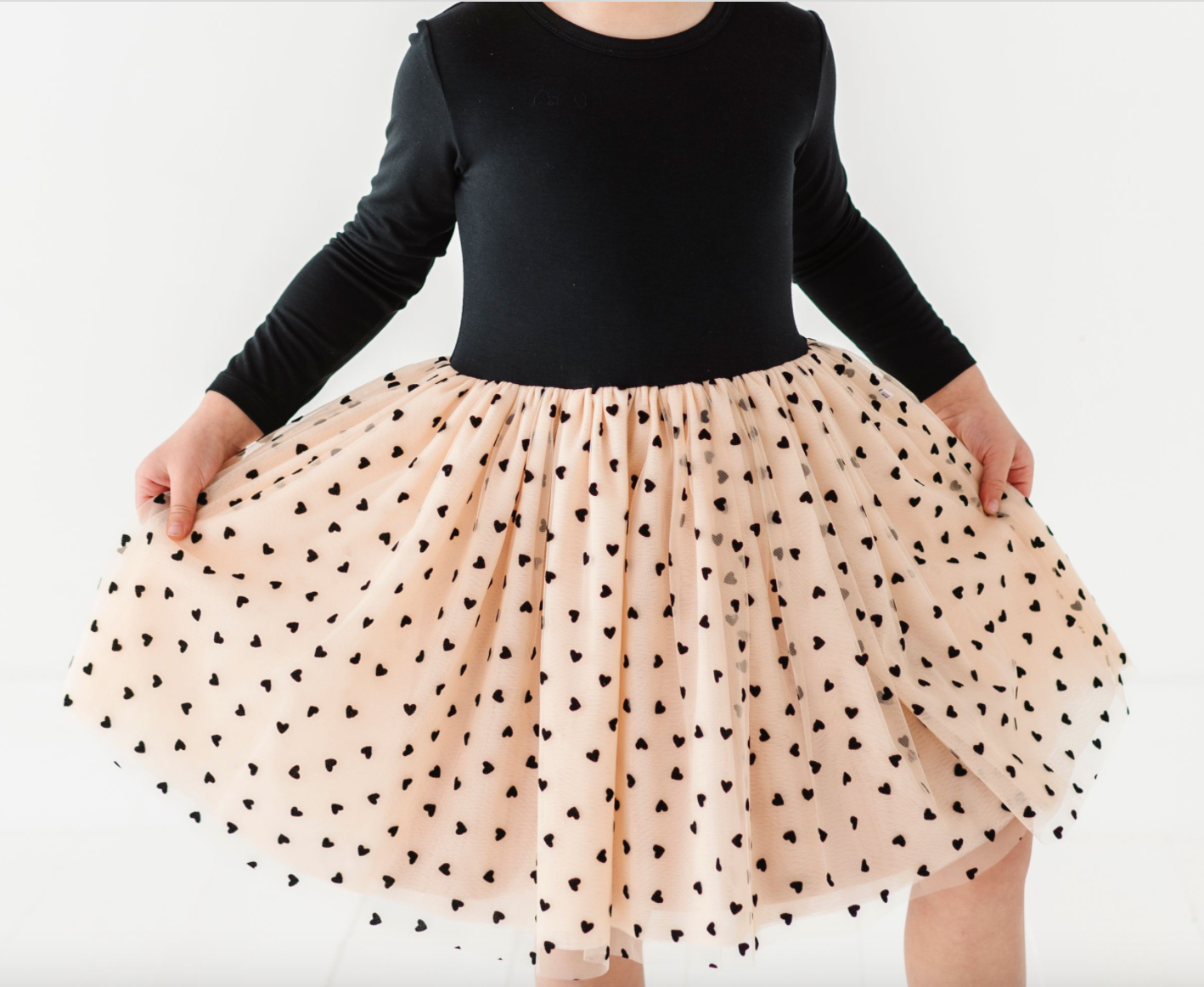 Girls Velvet Tulle Dress - Girls Holiday Dress - Margot