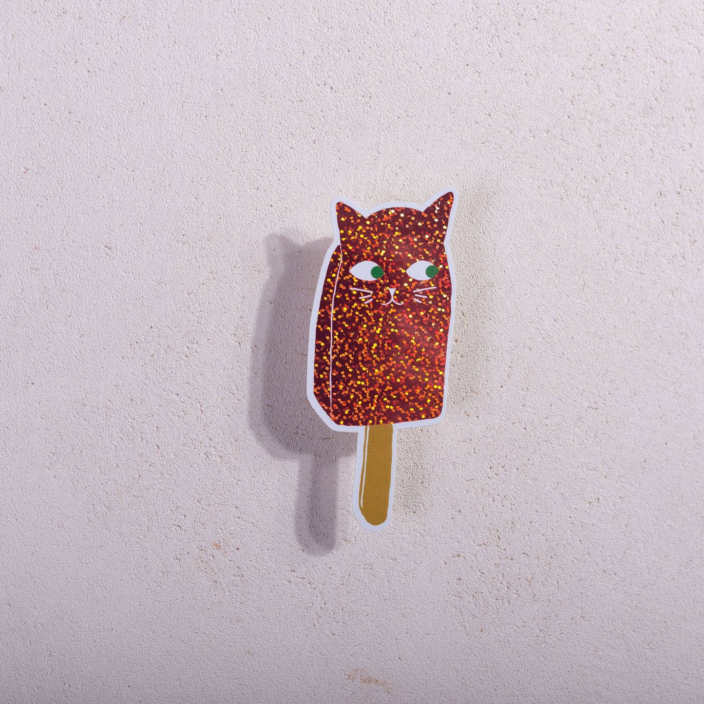 Glitter Catsicle Sticker