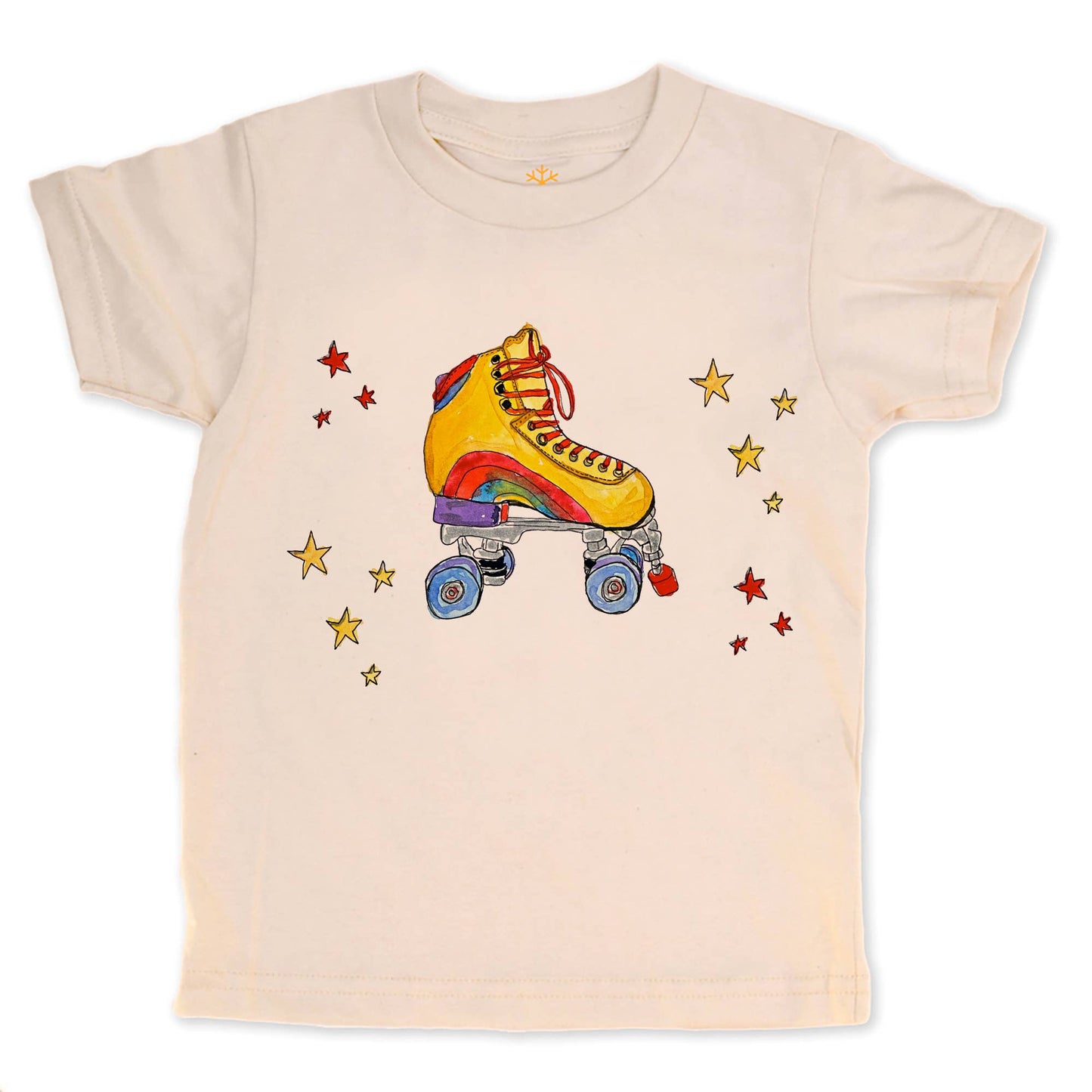 Roller Skate - Kids Organic Tee/Long Sleeve: 8 Years / Tee