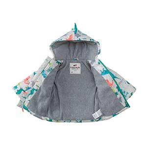 Toddler Boys' Fleece Hooded Puffer Jacket