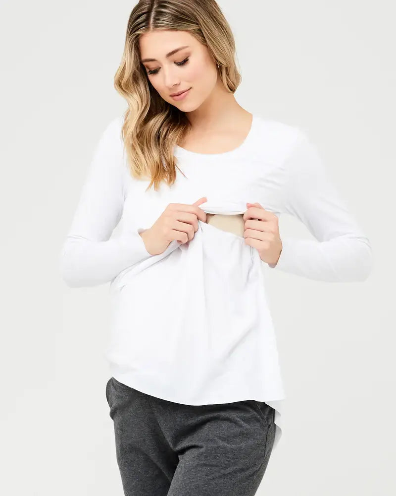 Raw Edge Nursing Top