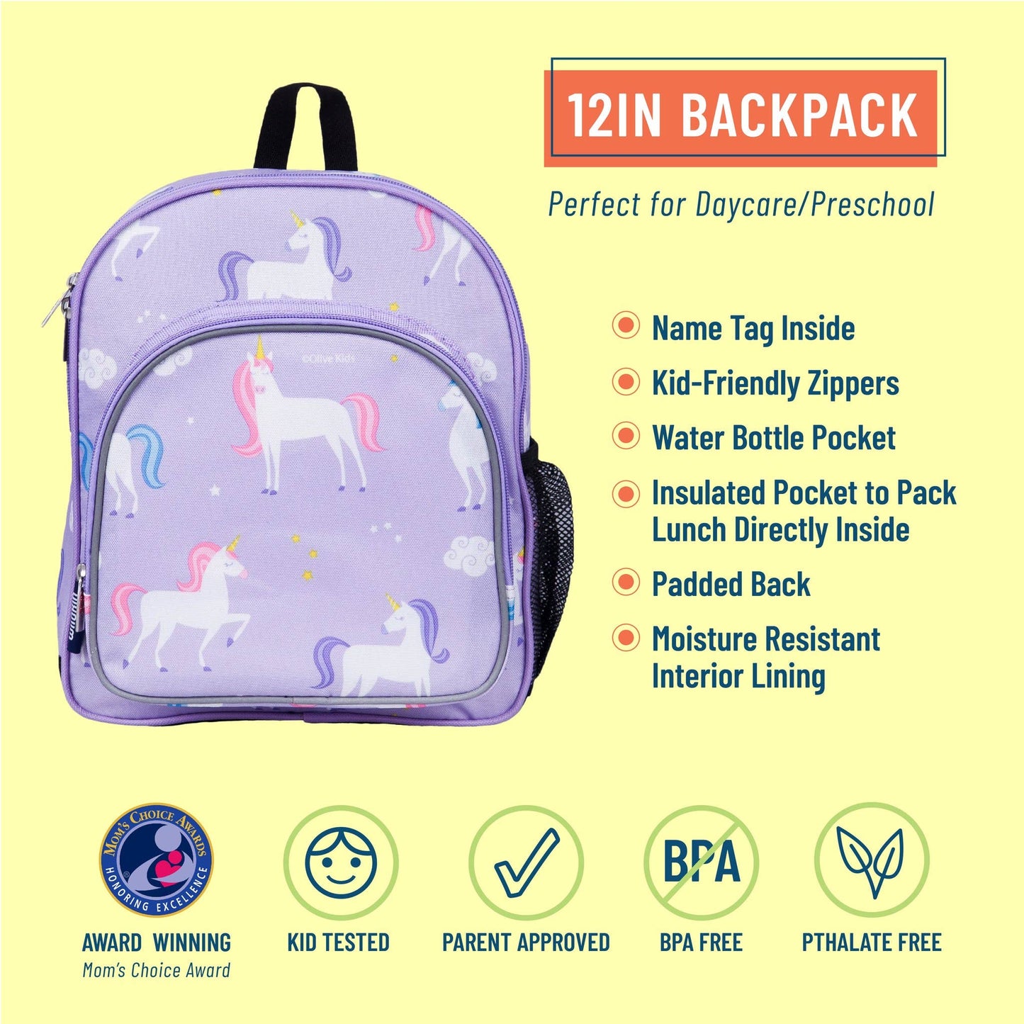 Magical unicorn Backpack - 12 Inch