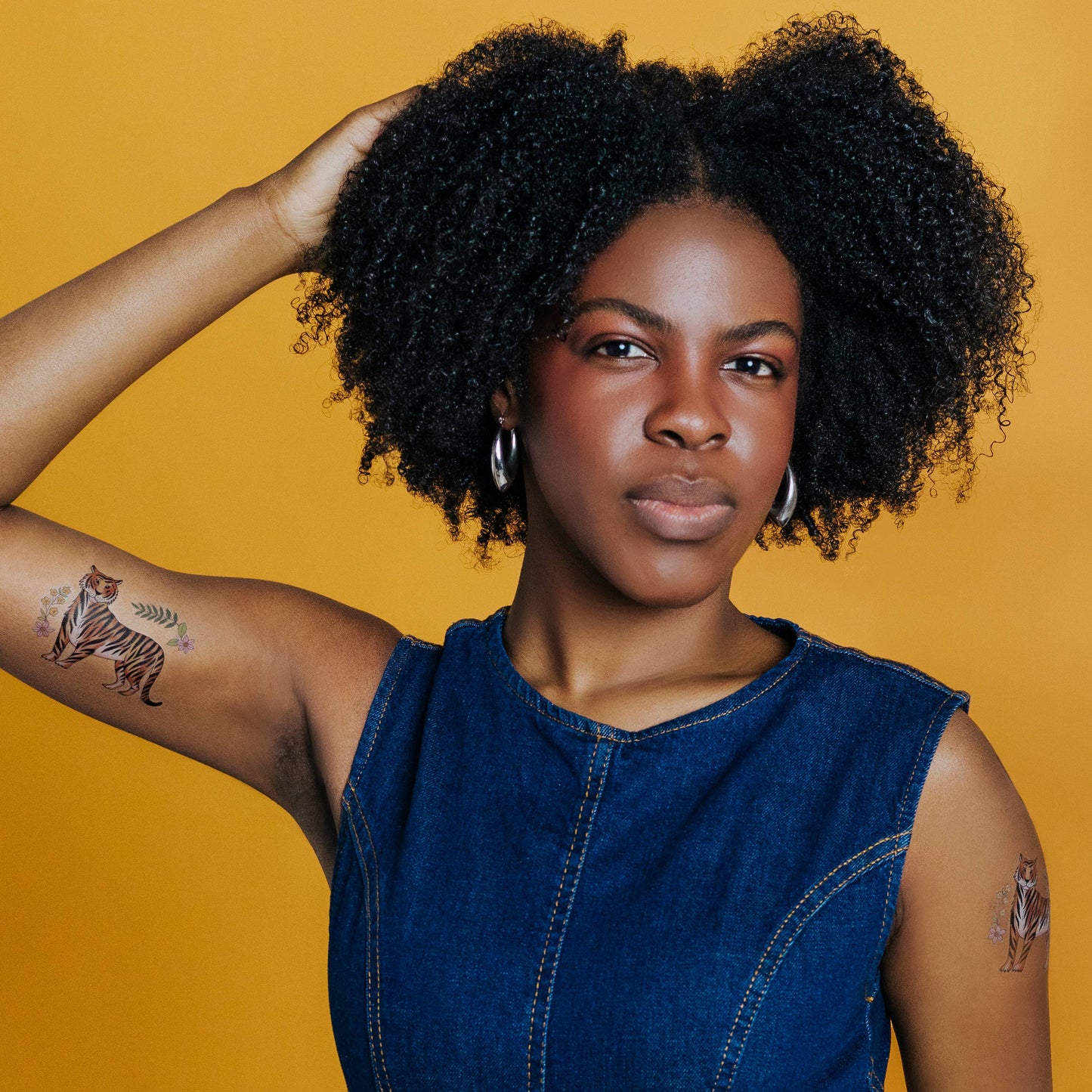 Regal Tiger Tattoo Pair