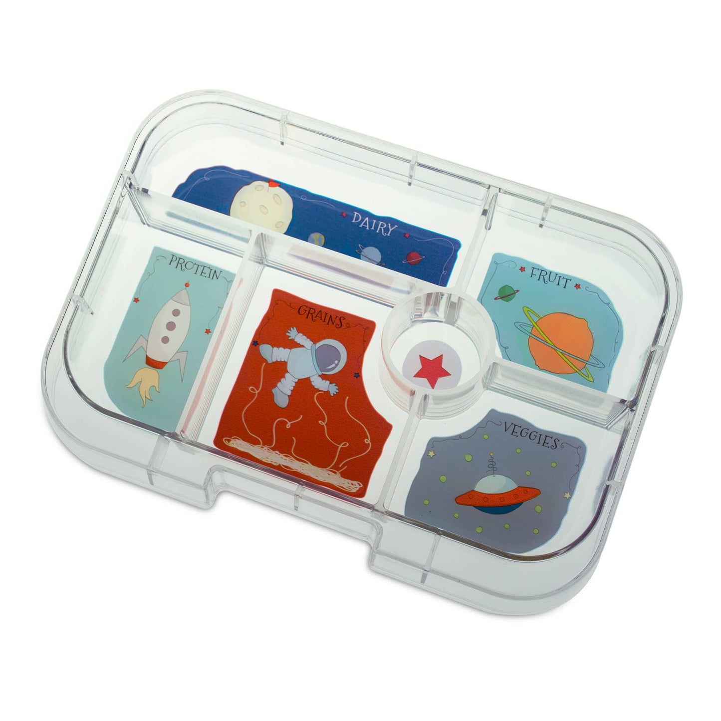 Leakproof Bento Box for Kids - Surf Blue (Rocket Tray)