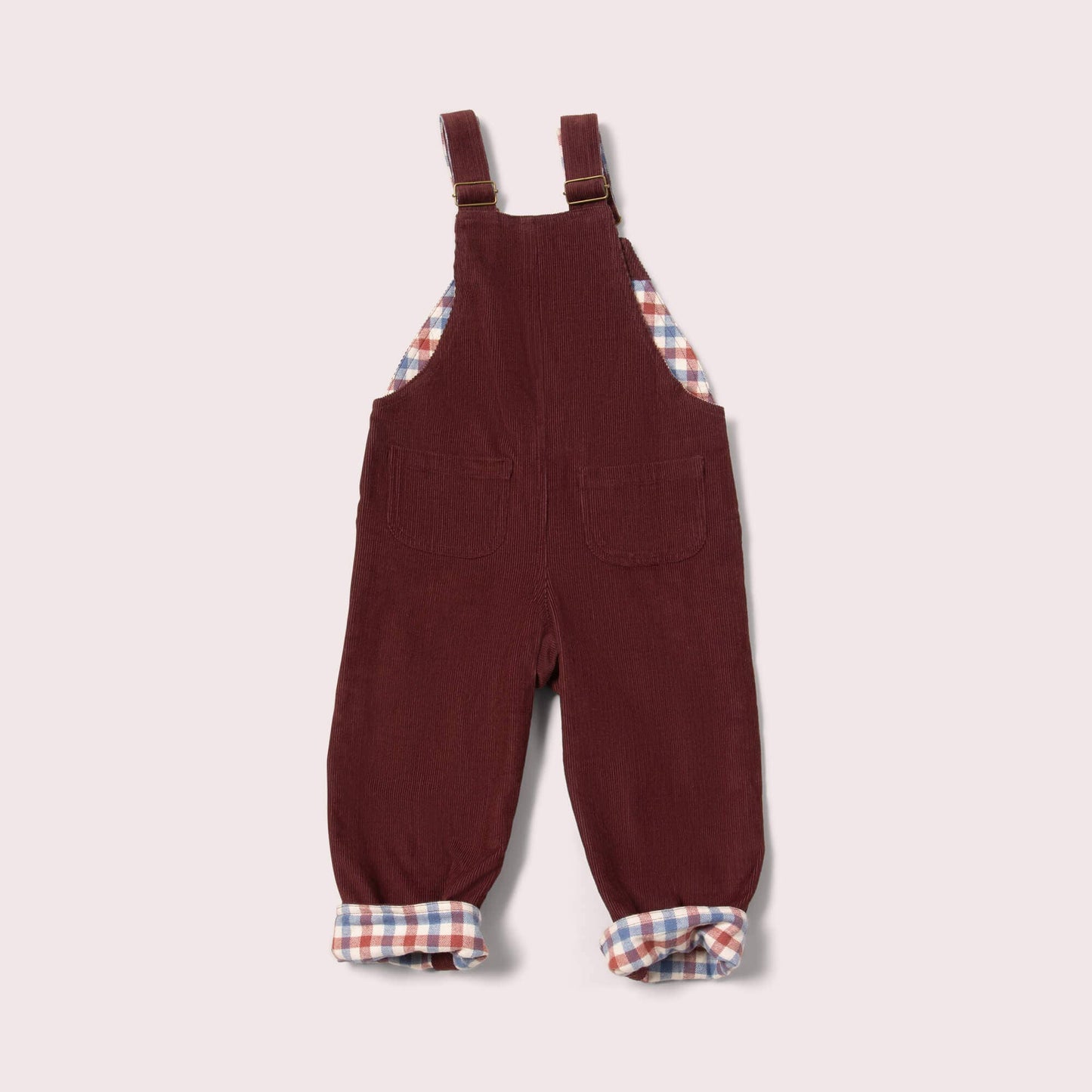 Chocolate Lined Corduroy Dungarees