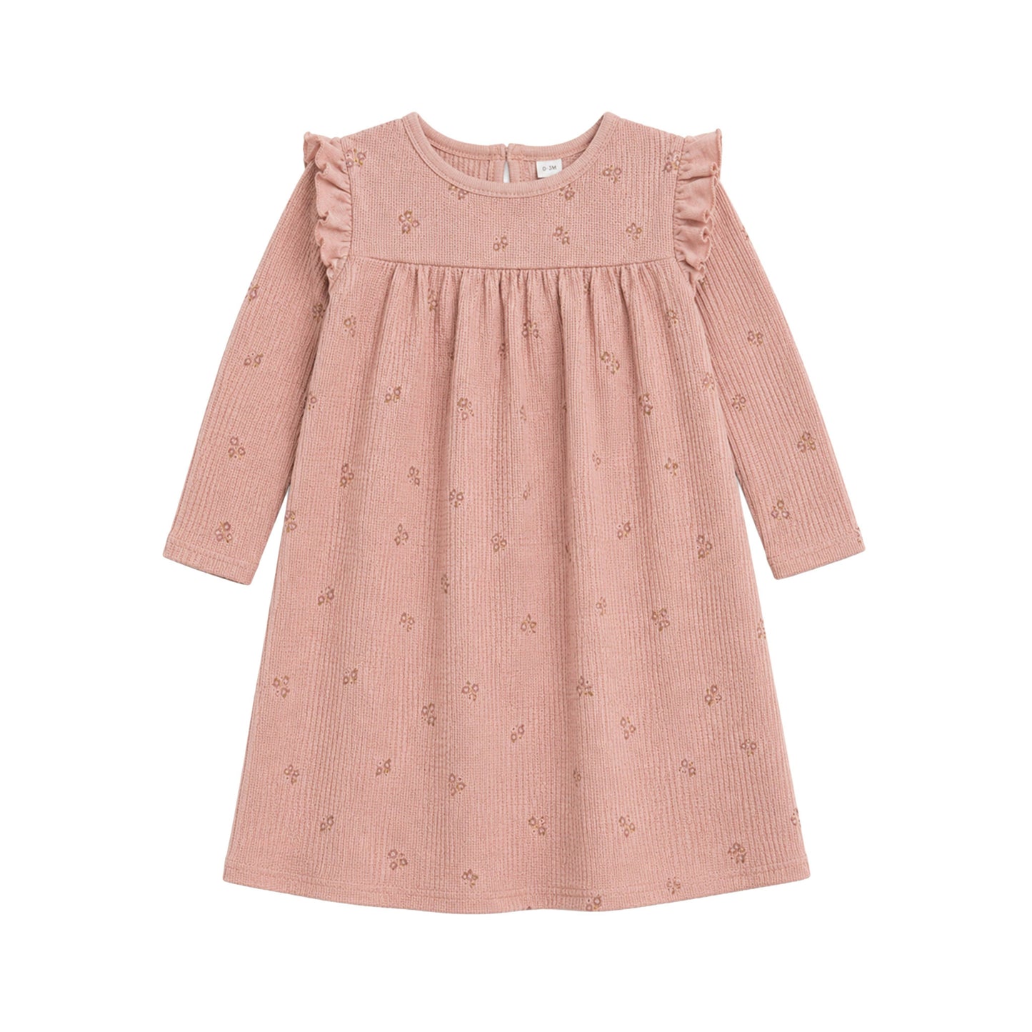 Babette Long Sleeve Waffle Dress - Tilda Floral