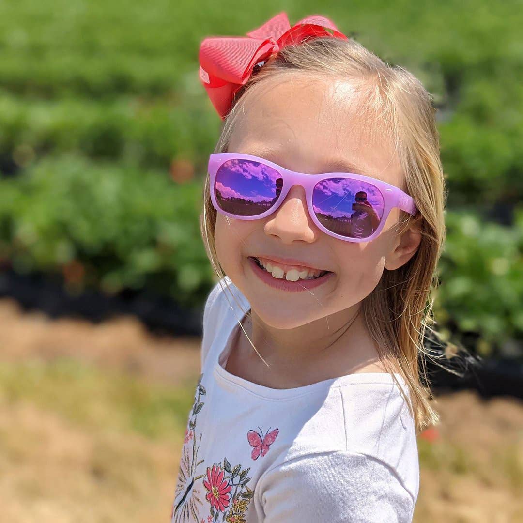 Lavender Glitter Sunglasses