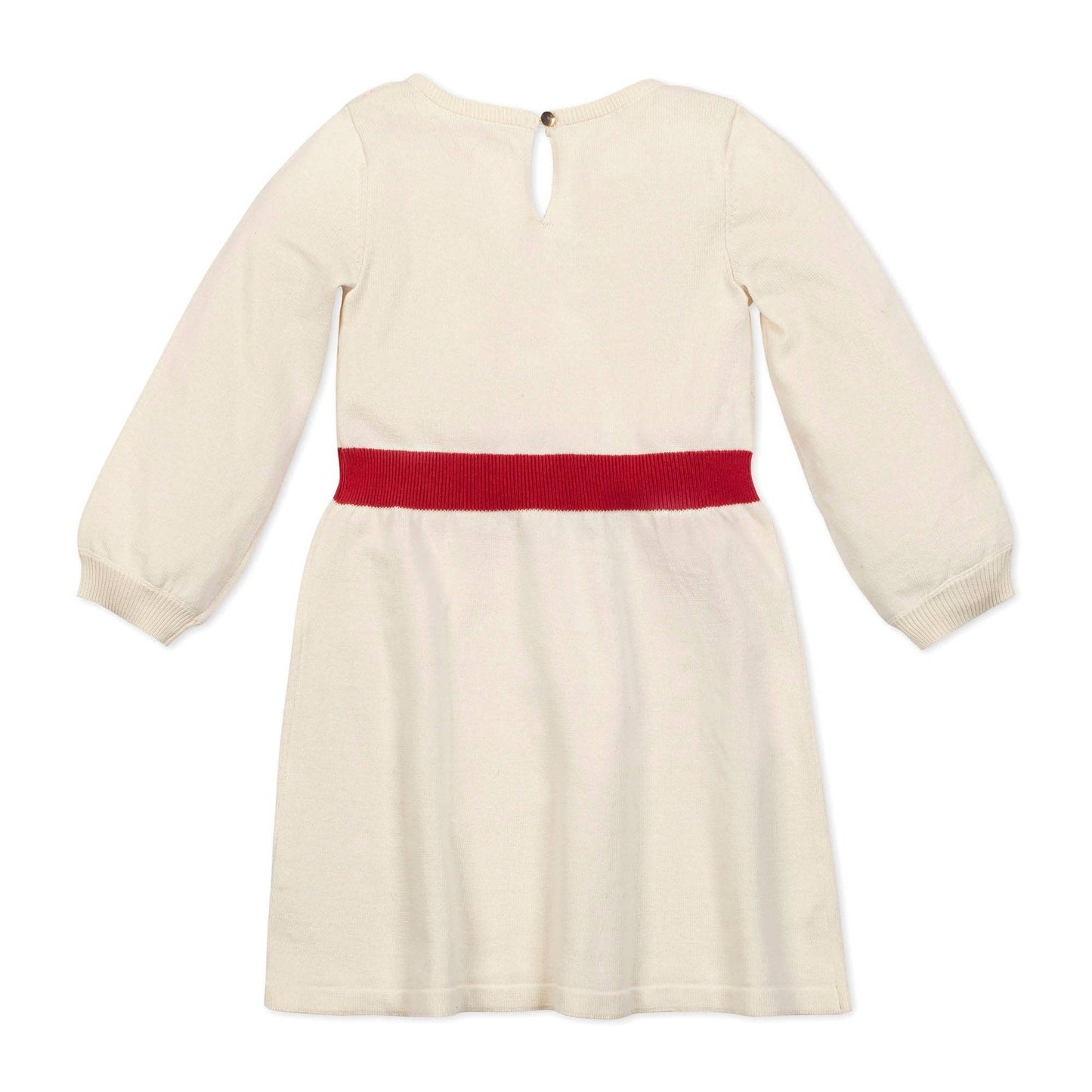 Organic Skater Sweater Dress with Bow
