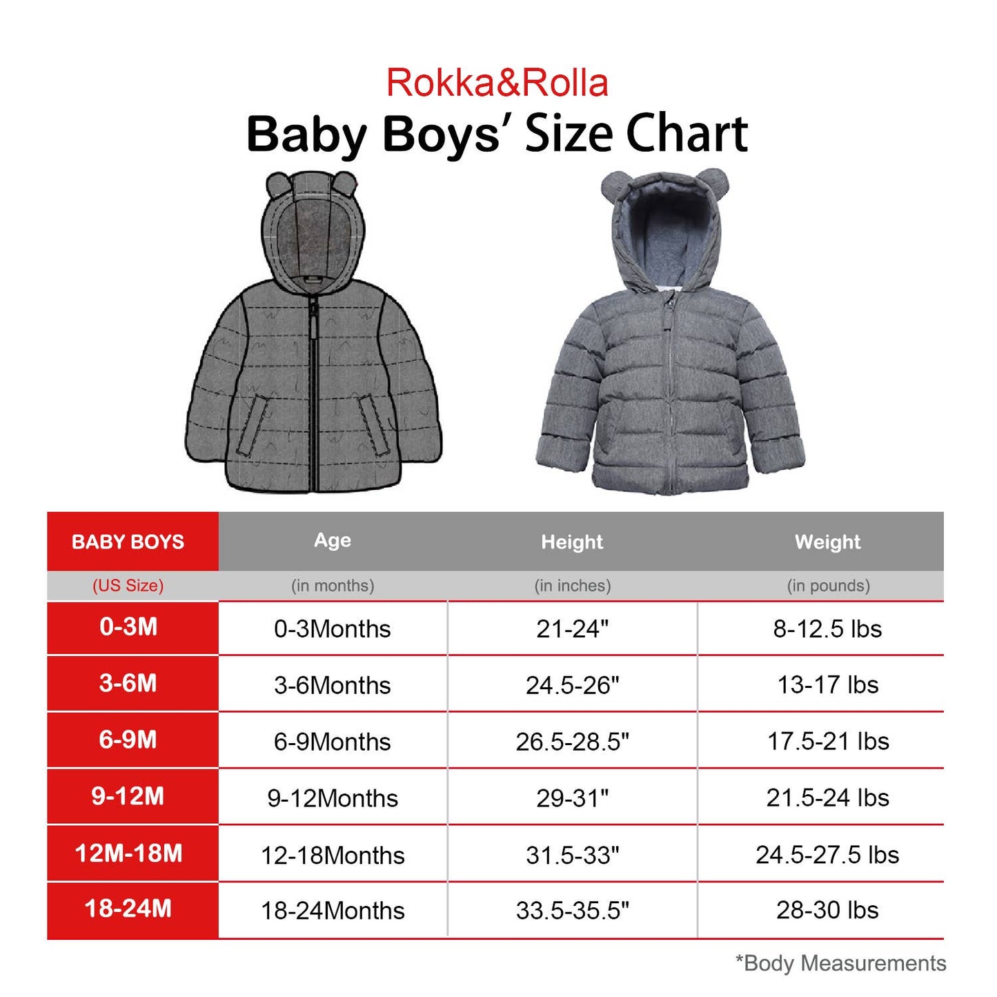 Toddler Boys' Fleece Hooded Puffer Jacket