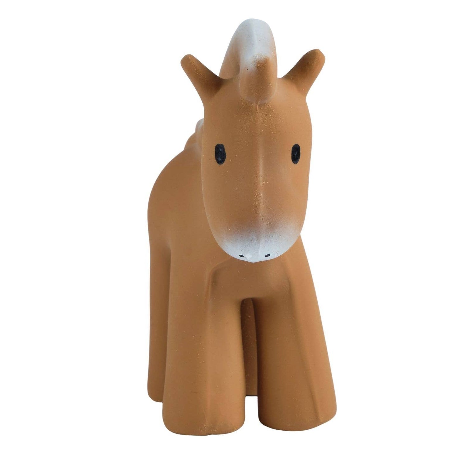 Horse Natural Organic Rubber Teether, Rattle & Bath Toy