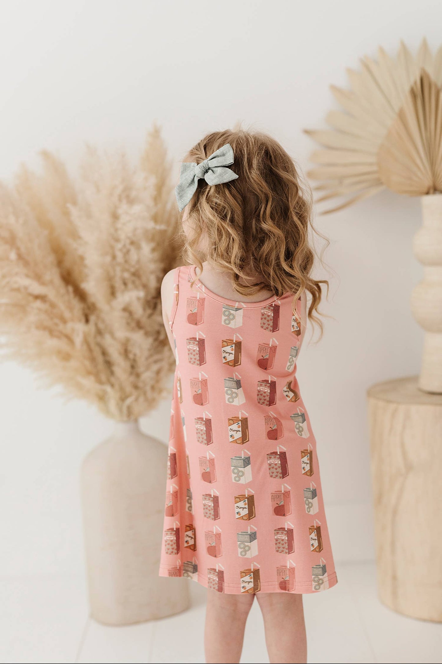 Girl's Pocket Tank Dress in Juice Box