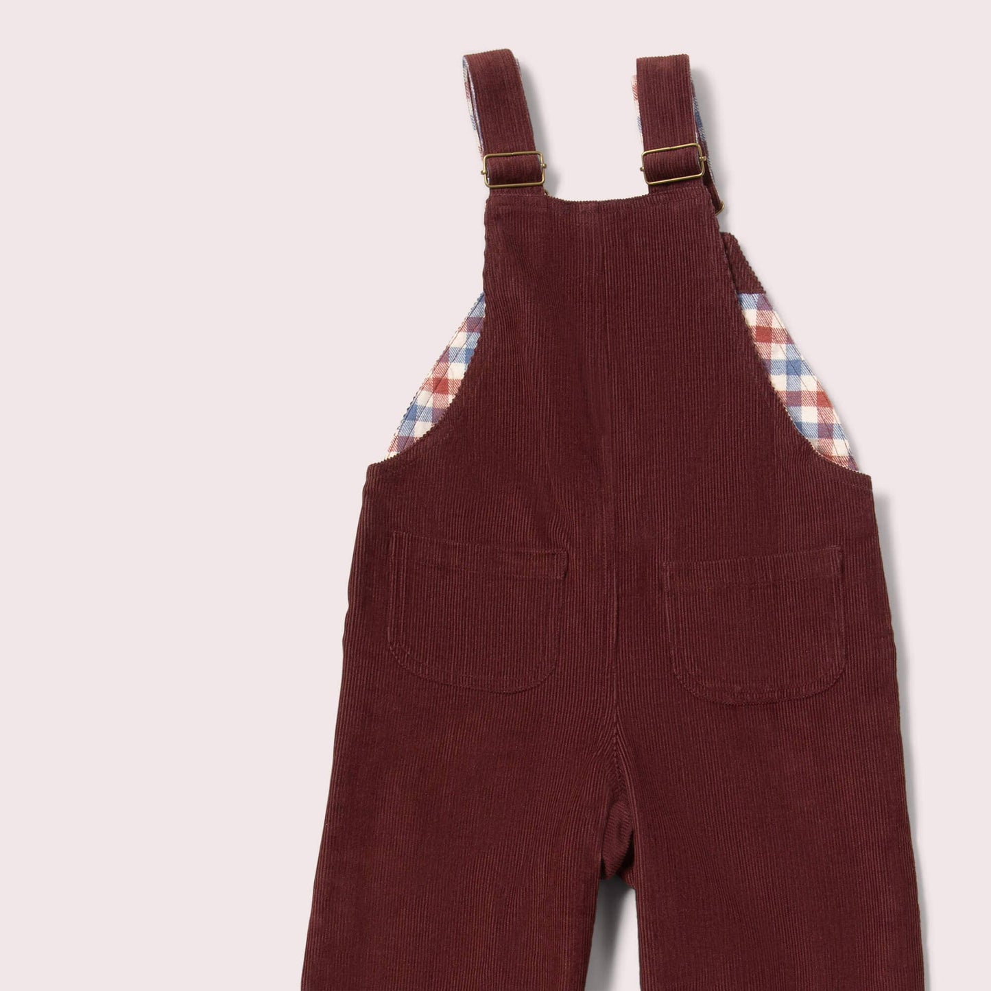 Chocolate Lined Corduroy Dungarees