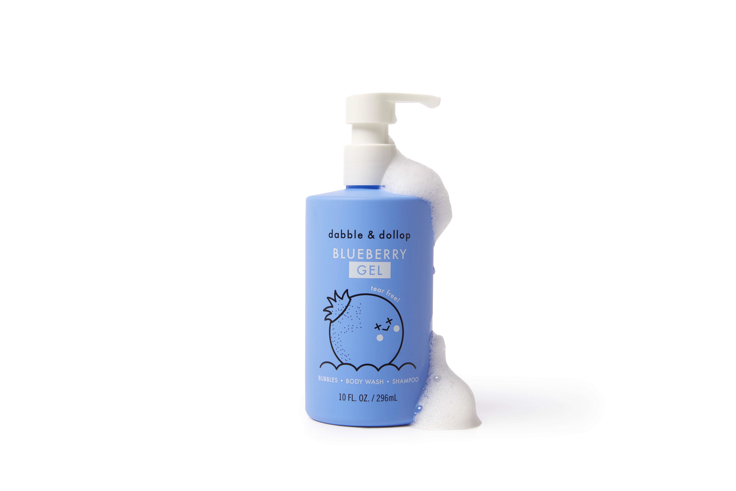 All-Natural Blueberry Shampoo, Body Wash & Bubbles